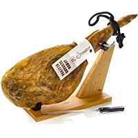 Jamonprive Jamón Serrano Reserva Curado 6.5 - 7 Kg + Jamonero + Cuchillo Jamonprive